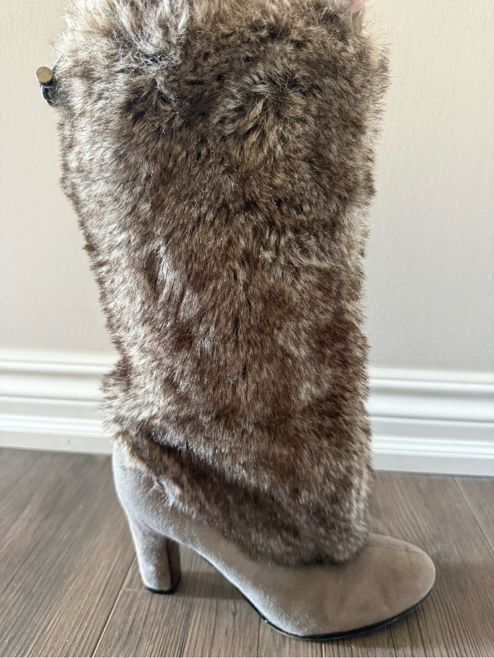 Sam Edelman Faux Fur Shalin Boots 8